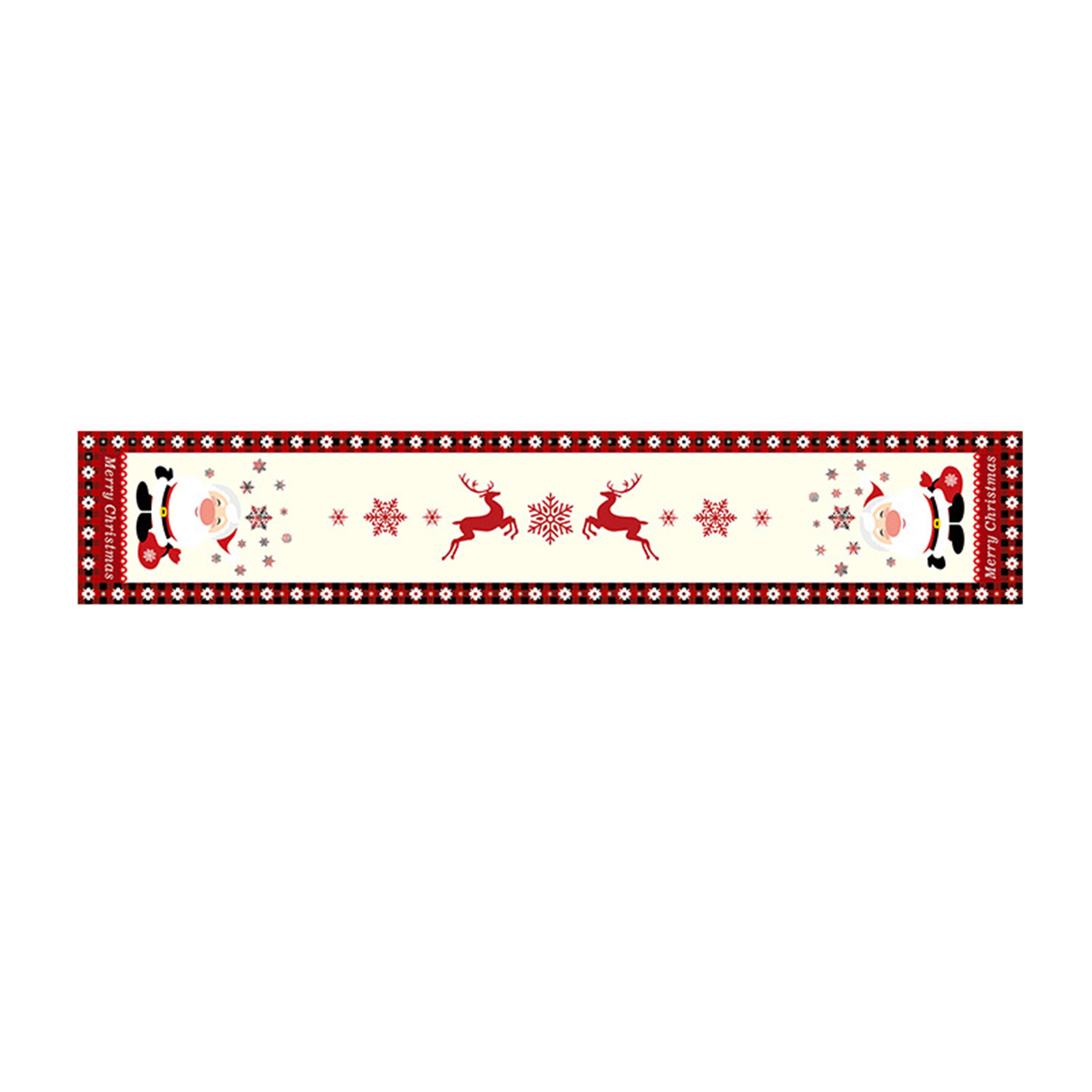 Festive Floral Christmas Table - Linen Table Runner recension och pris