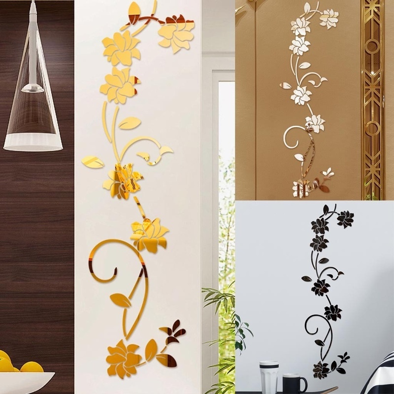 3D Diy Flower Shaped Acrylic W - Home Decor Y2K recension och pris