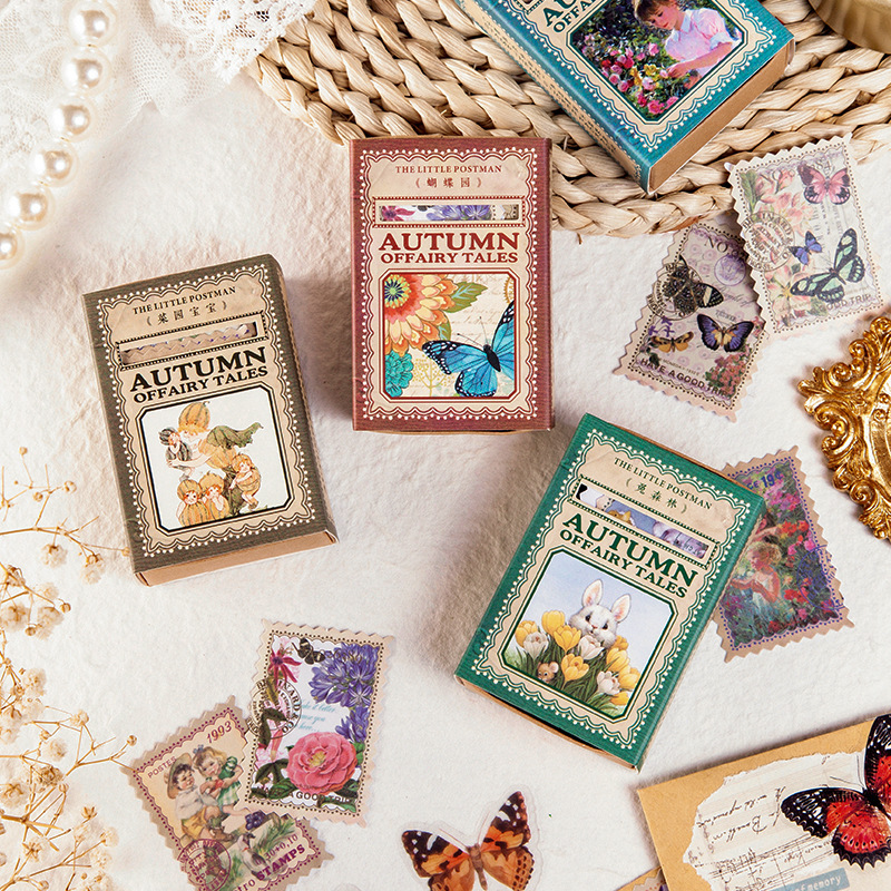 100pcs Autumn Fairy Tale Stamp - Home Decor Magazine recension och pris