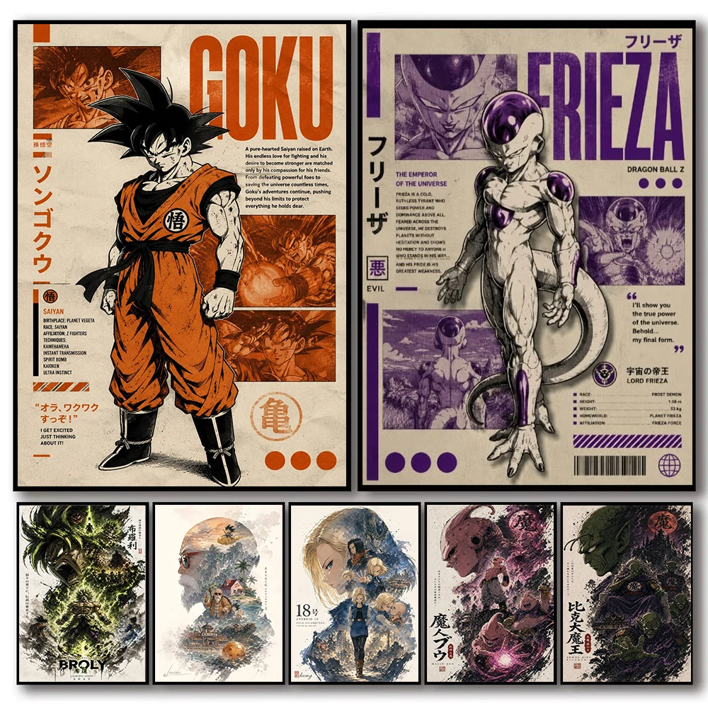 Dragon Ball Goku Frieza Anime  - Home Decor Magazine recension och pris