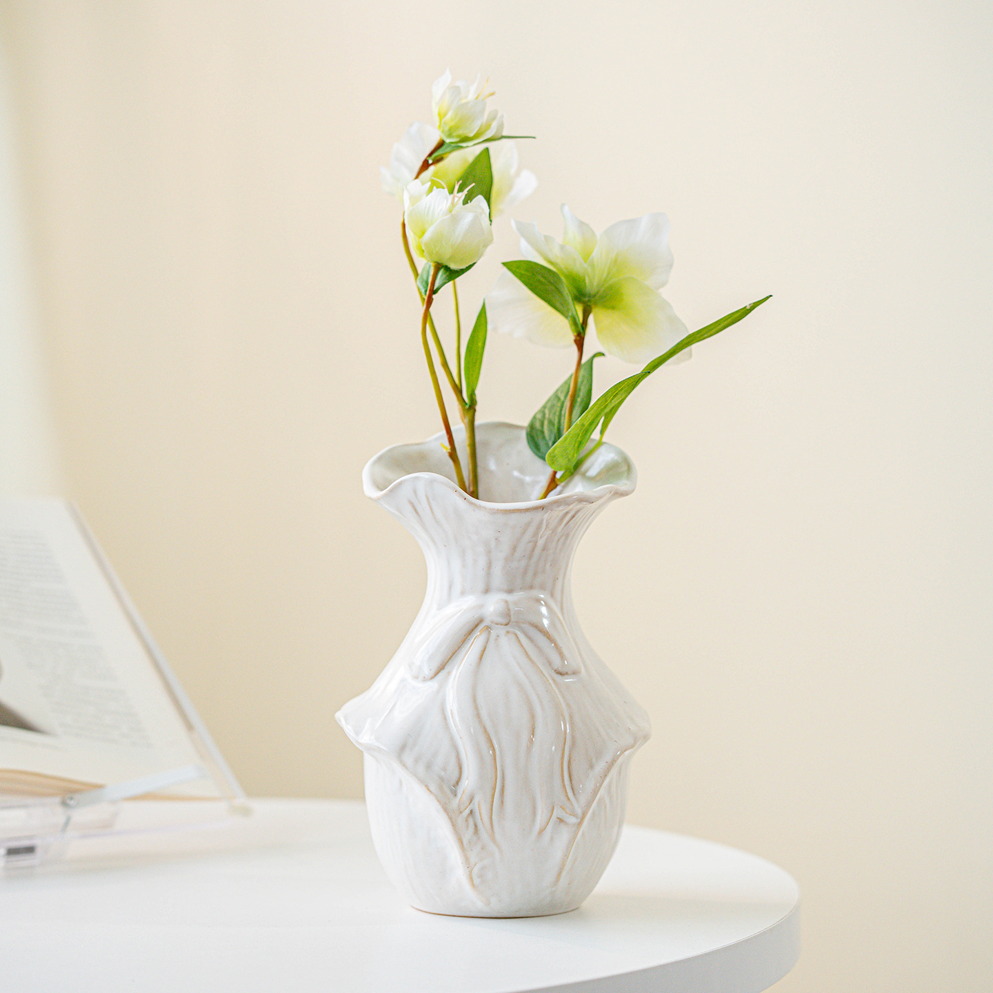 CAPIRON Retro Nordic Ceramic V - Pampas Grass Decor recension och pris