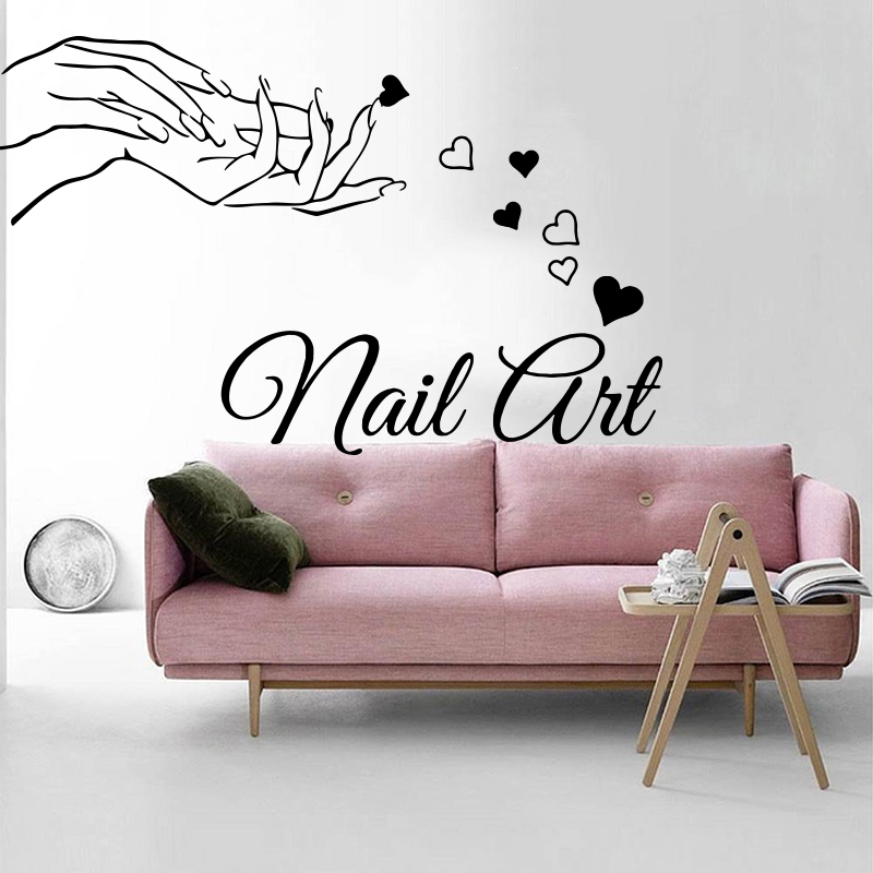 Beauty Nail Salon Girl Hand Wa - Home Decor Y2K recension och pris