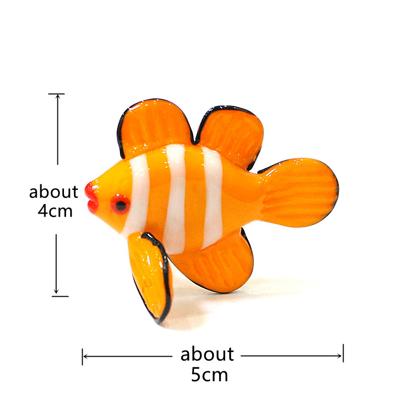 Murano Glass Clown Fish Small  - Home Decor Za recension och pris